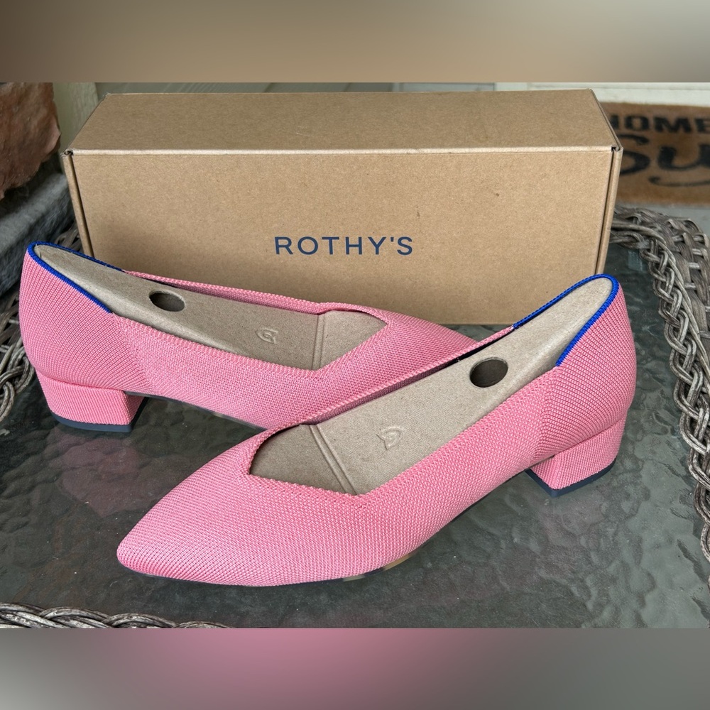 Brand New! ROTHY’S High Point Tulip Heels sz 10